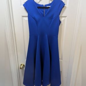 Calvin Klein Royal Blue Midi Dress